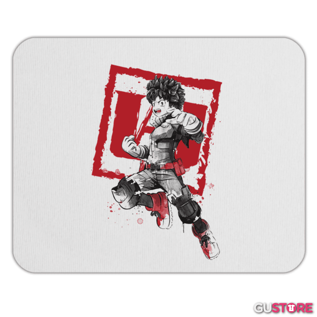 Mousepad My Hero Academia blanco y negro