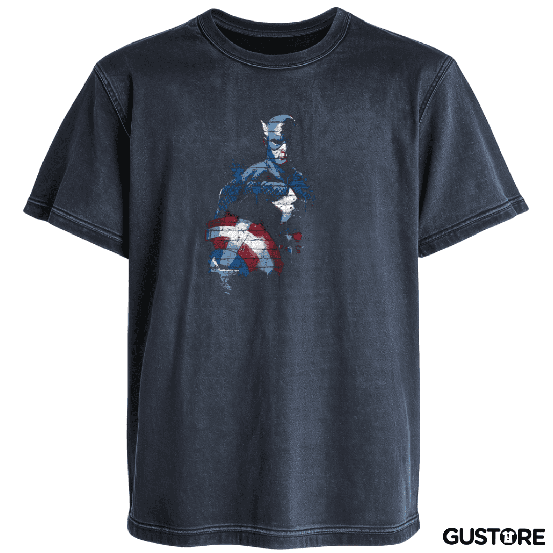 Polera desgastada Cap rogers