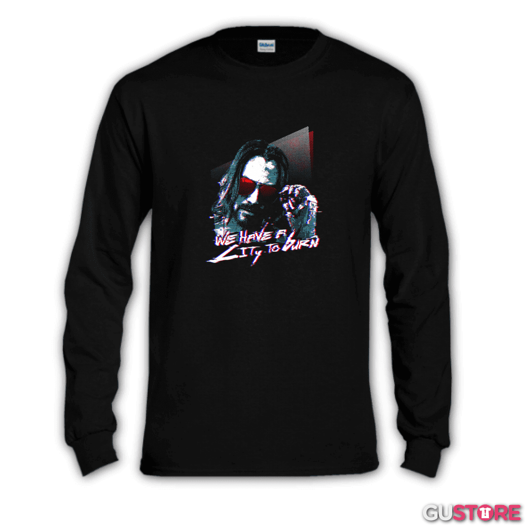 Polera manga larga we have a city to burn 2