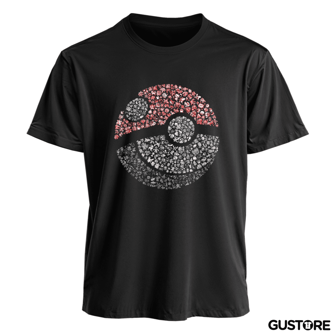 Polera Pokeball all