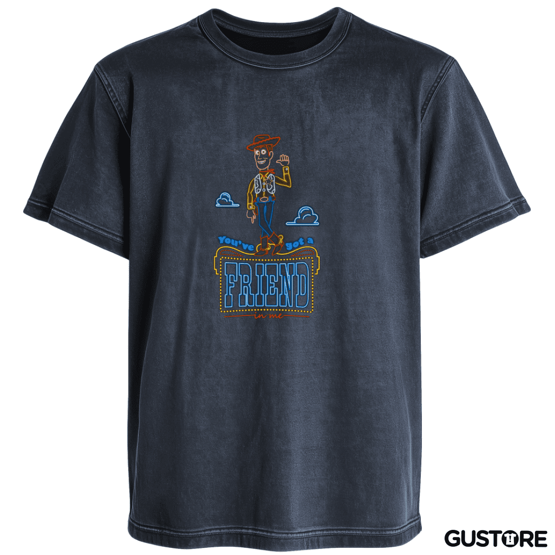 Polera desgastada Yo soy tu amigo fiel woody