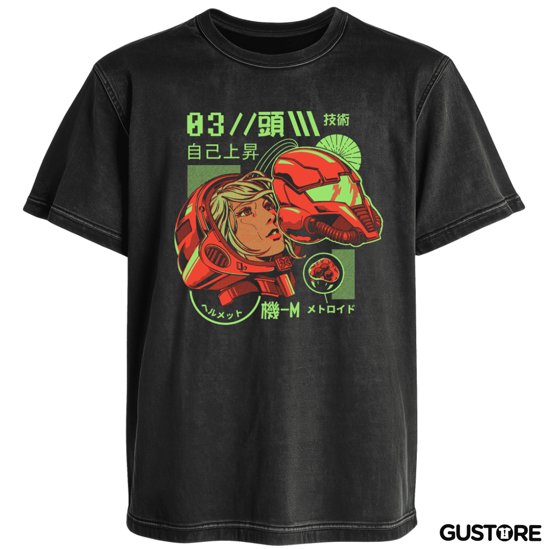Polera desgastada La samus 2