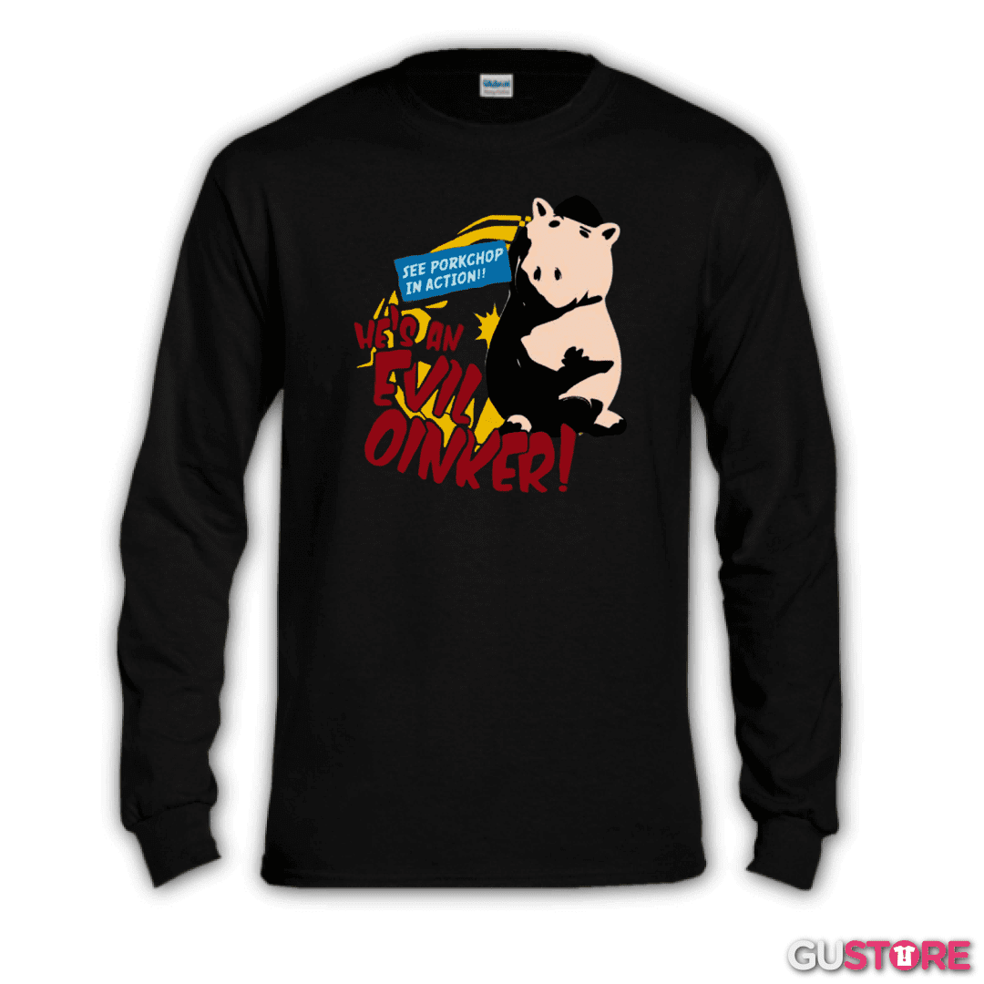Polera manga larga Malvado doctor tocino