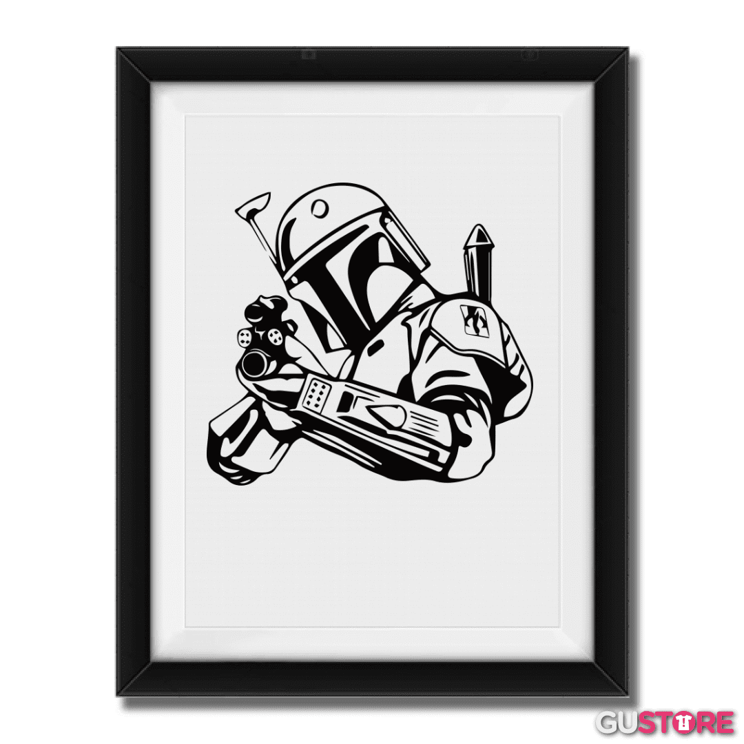Cuadro decorativo Boba Fett