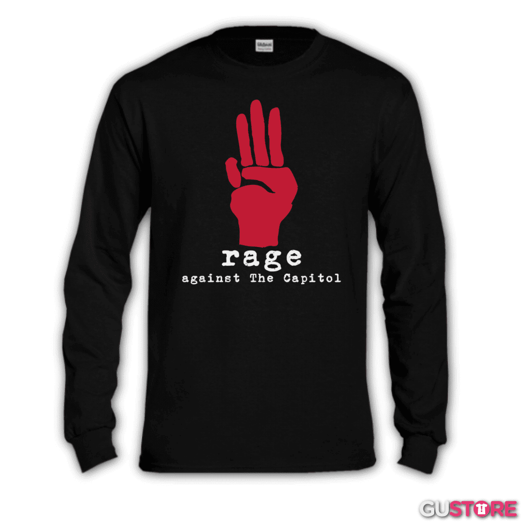Polera manga larga THG - Rage against The Capitol