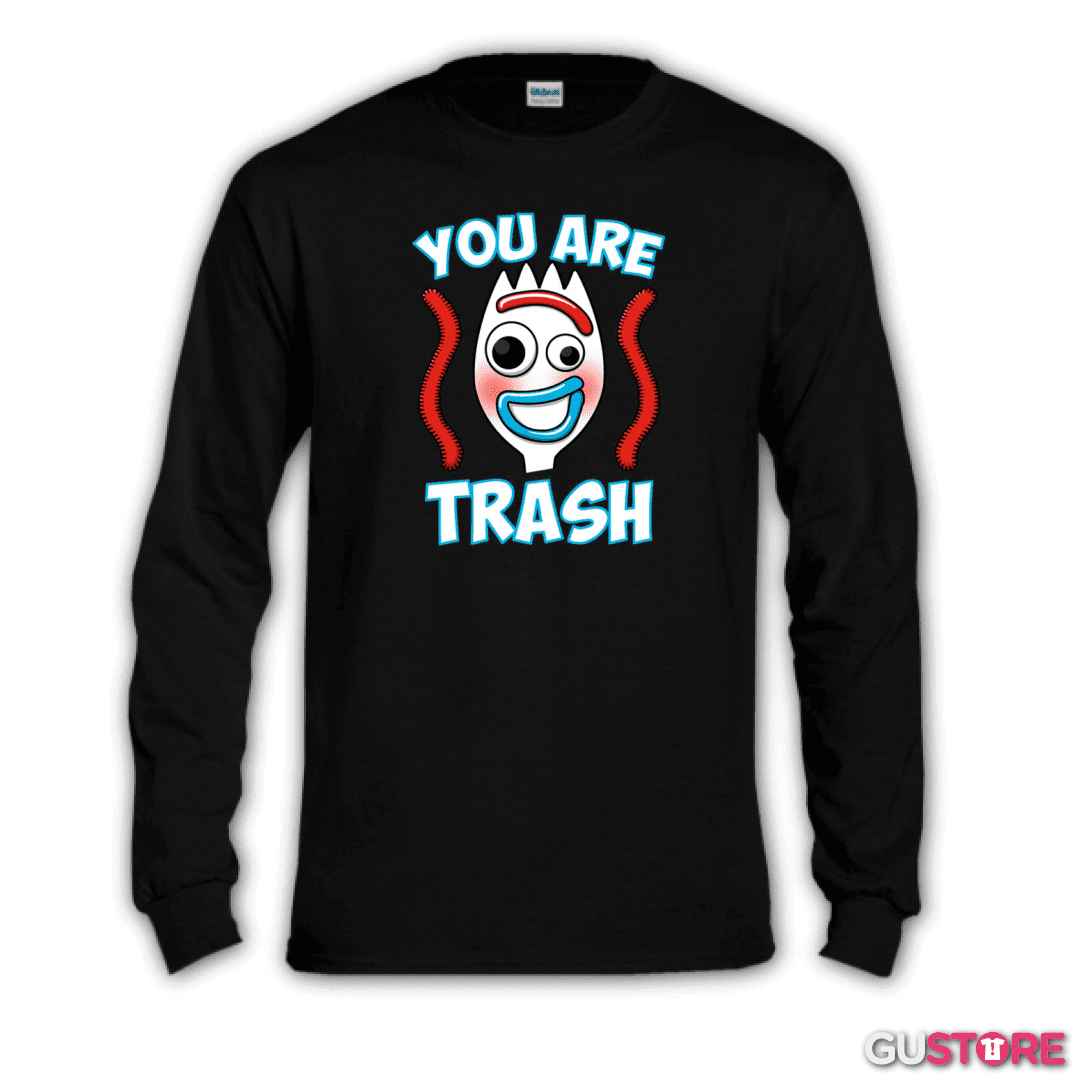 Polera manga larga You are trash