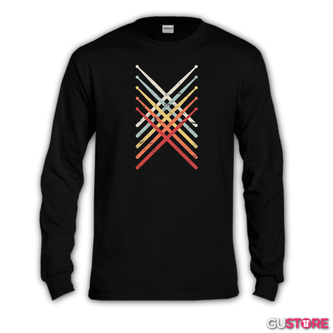 Polera manga larga Baquetas colores