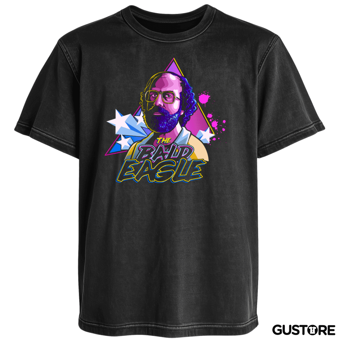 Polera desgastada Bald eagle