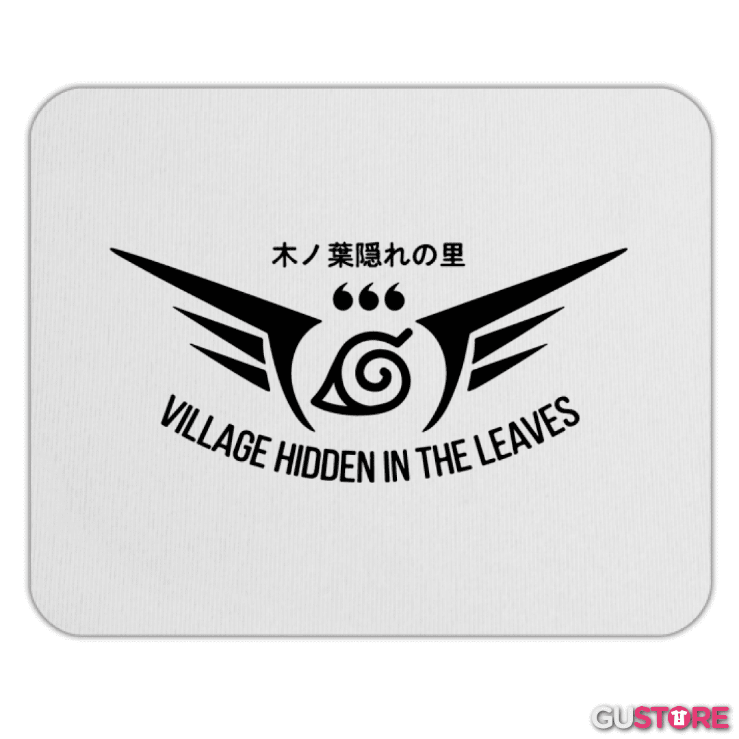 Mousepad Village Hidden In The Leaves