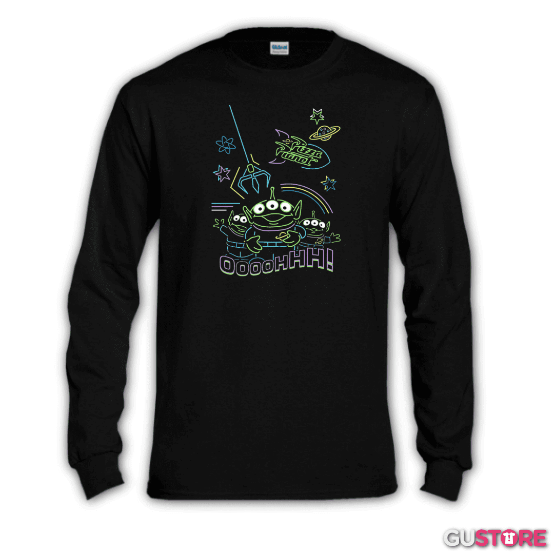 Polera manga larga Marcianitos