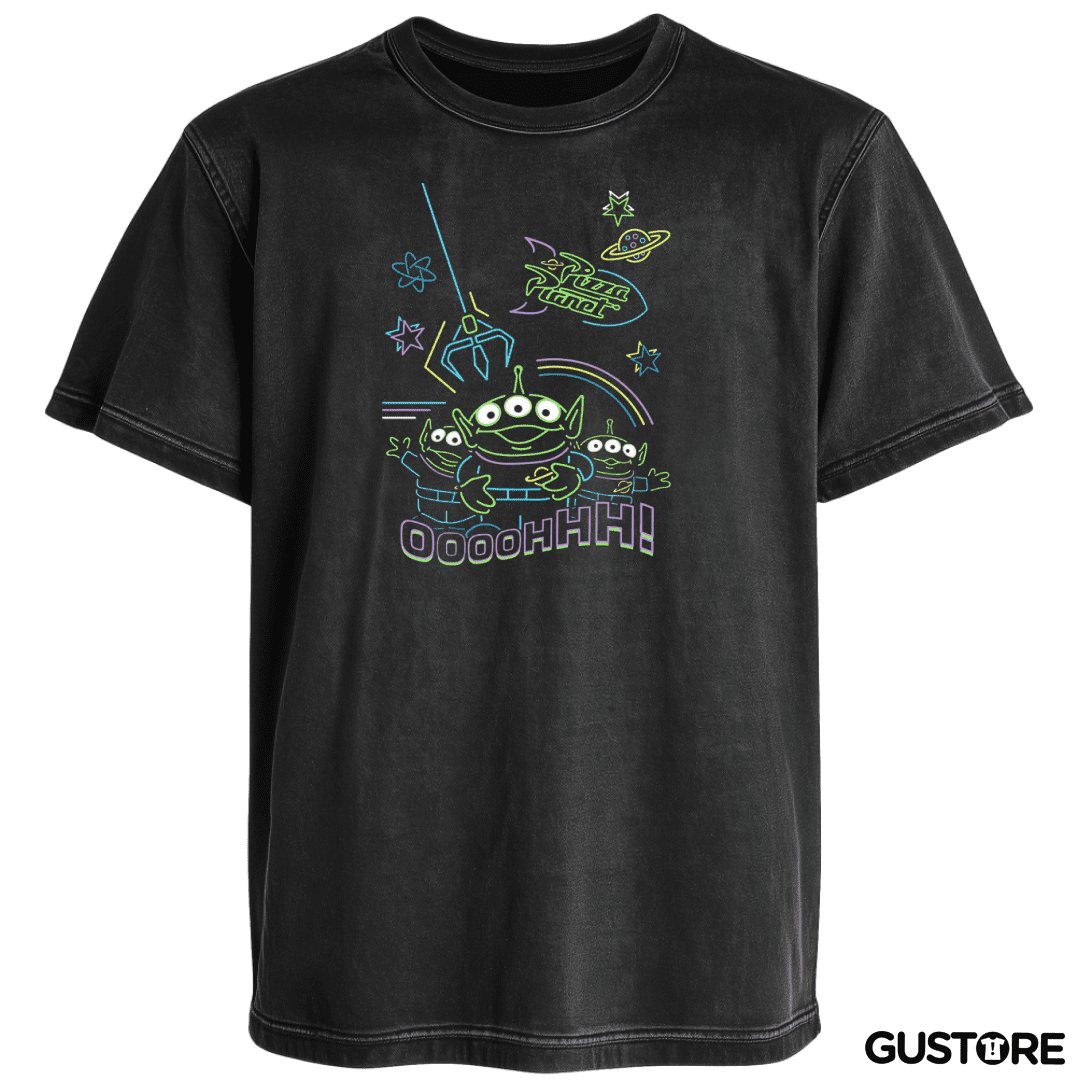Polera desgastada Marcianitos