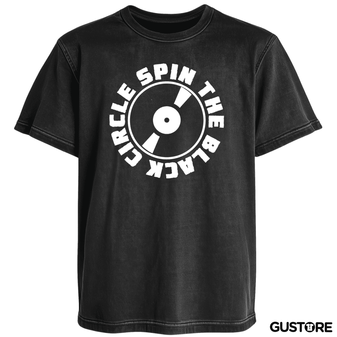 Polera desgastada Spin the black 2
