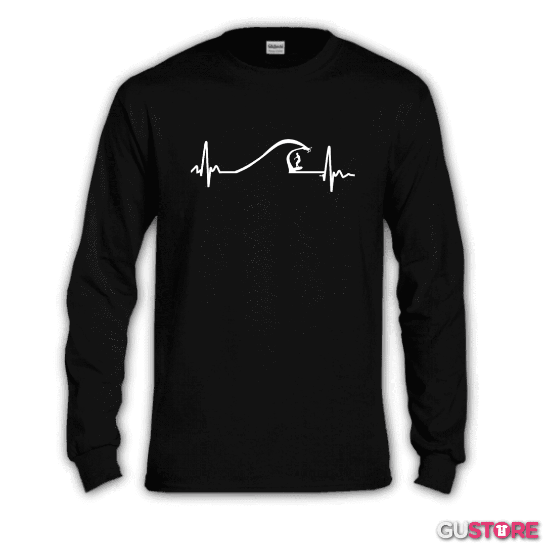 Polera manga larga Wave Surf 