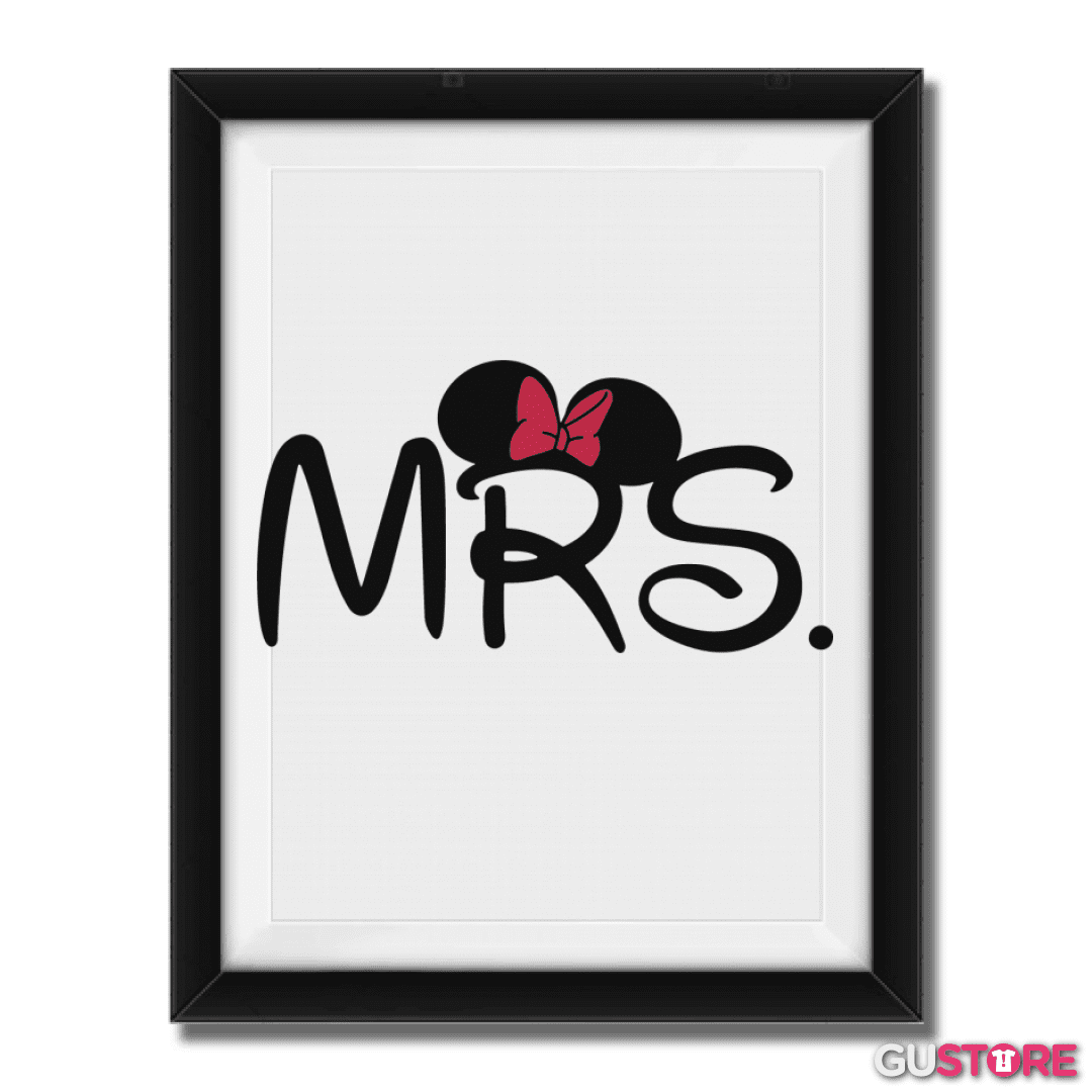 Cuadro decorativo Minnie Mrs.