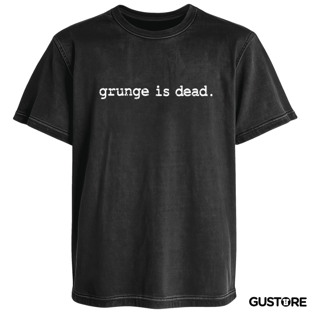 Polera desgastada Grunge is dead
