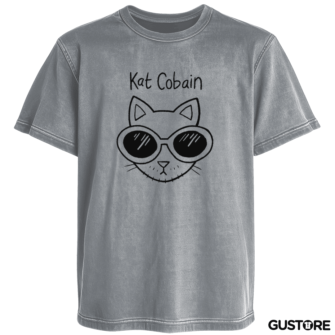 Polera desgastada cat cobain