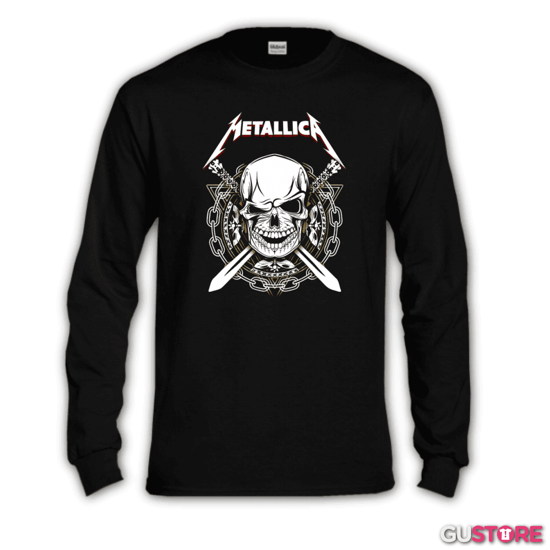 Polera manga larga Banda metal