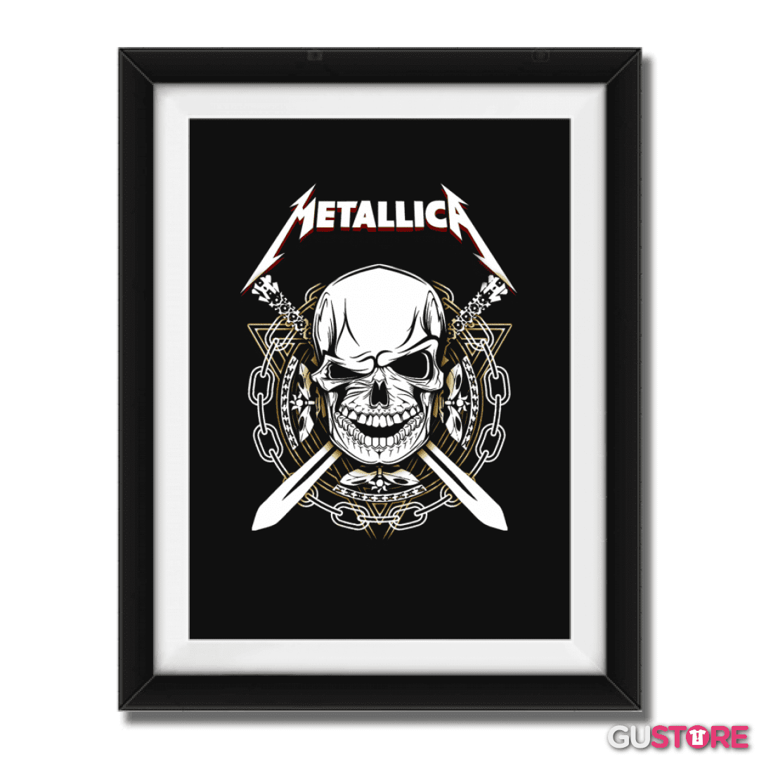 Cuadro decorativo Banda metal