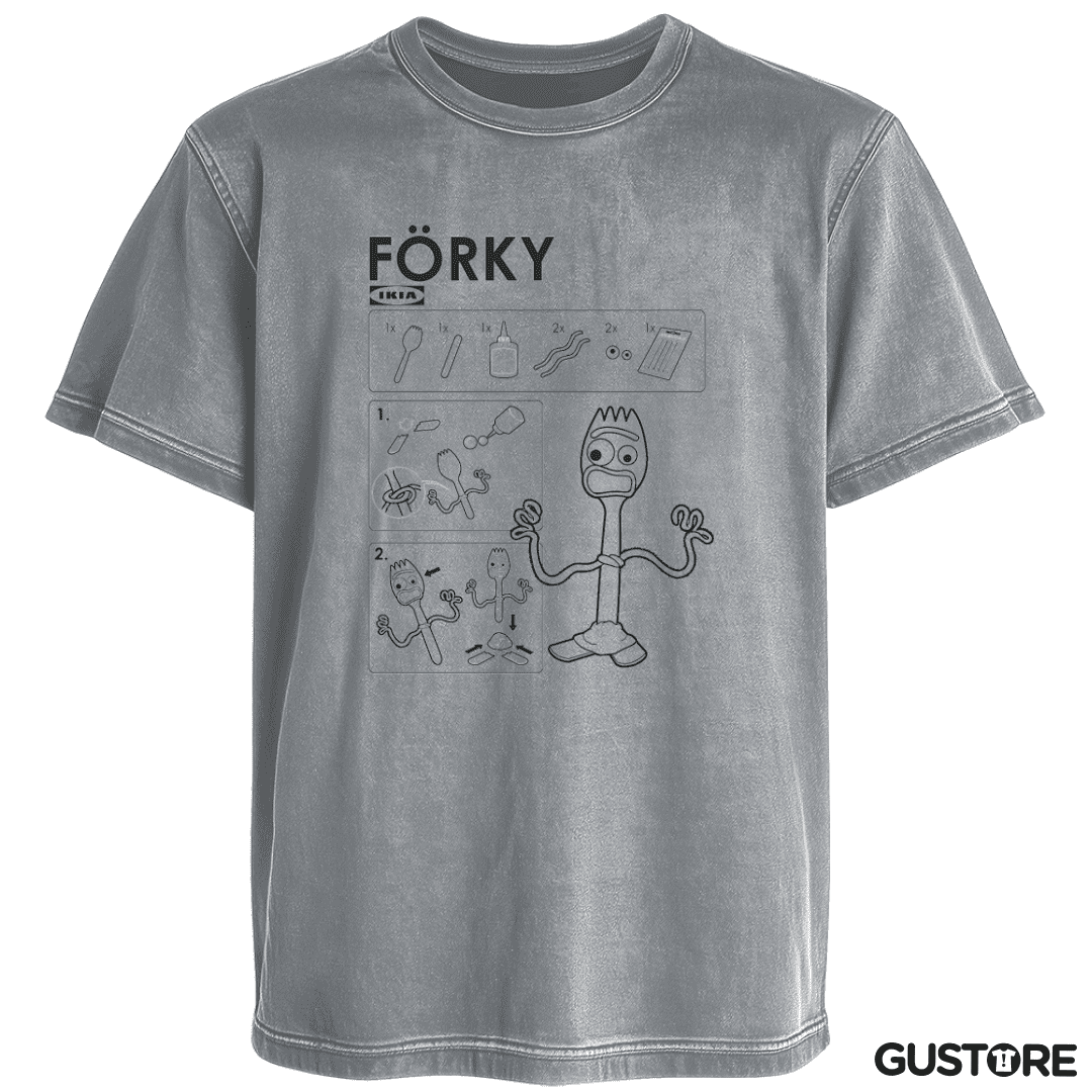 Polera desgastada F0rki