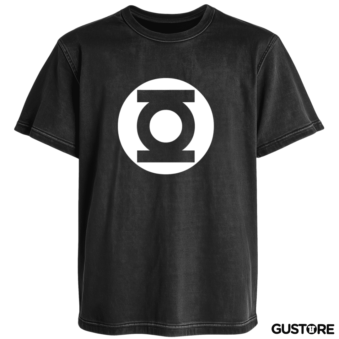 Polera desgastada Linterna Verde - Logo