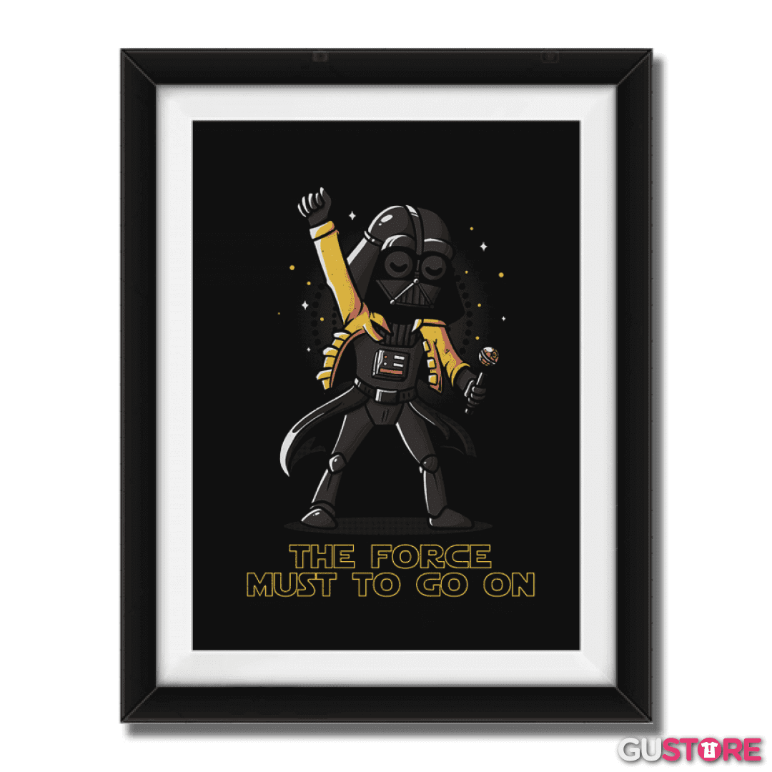 Cuadro decorativo The force must go on