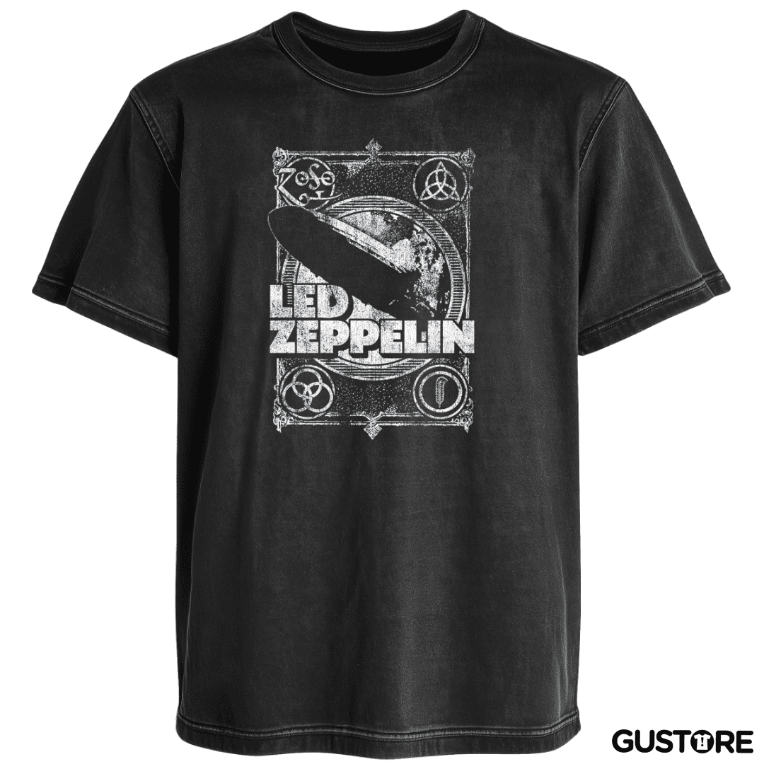 Polera desgastada Zeppelin