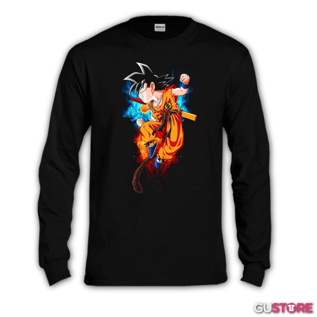Polera manga larga Goku 7