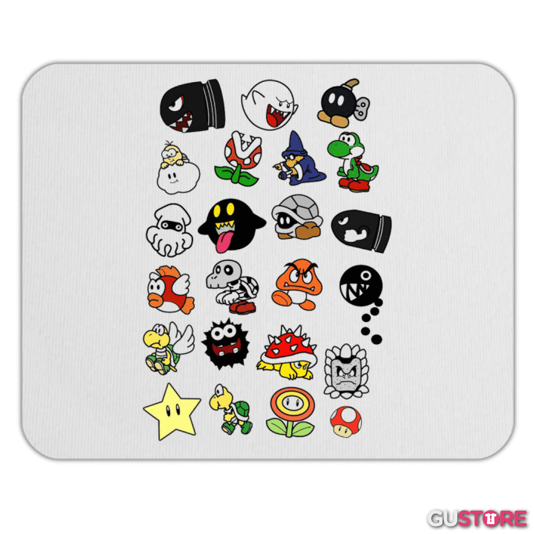 Mousepad Personajillos