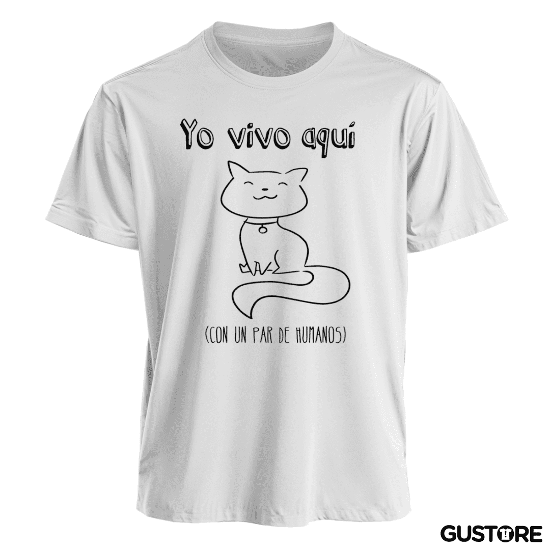 Polera Yo vivo aqui