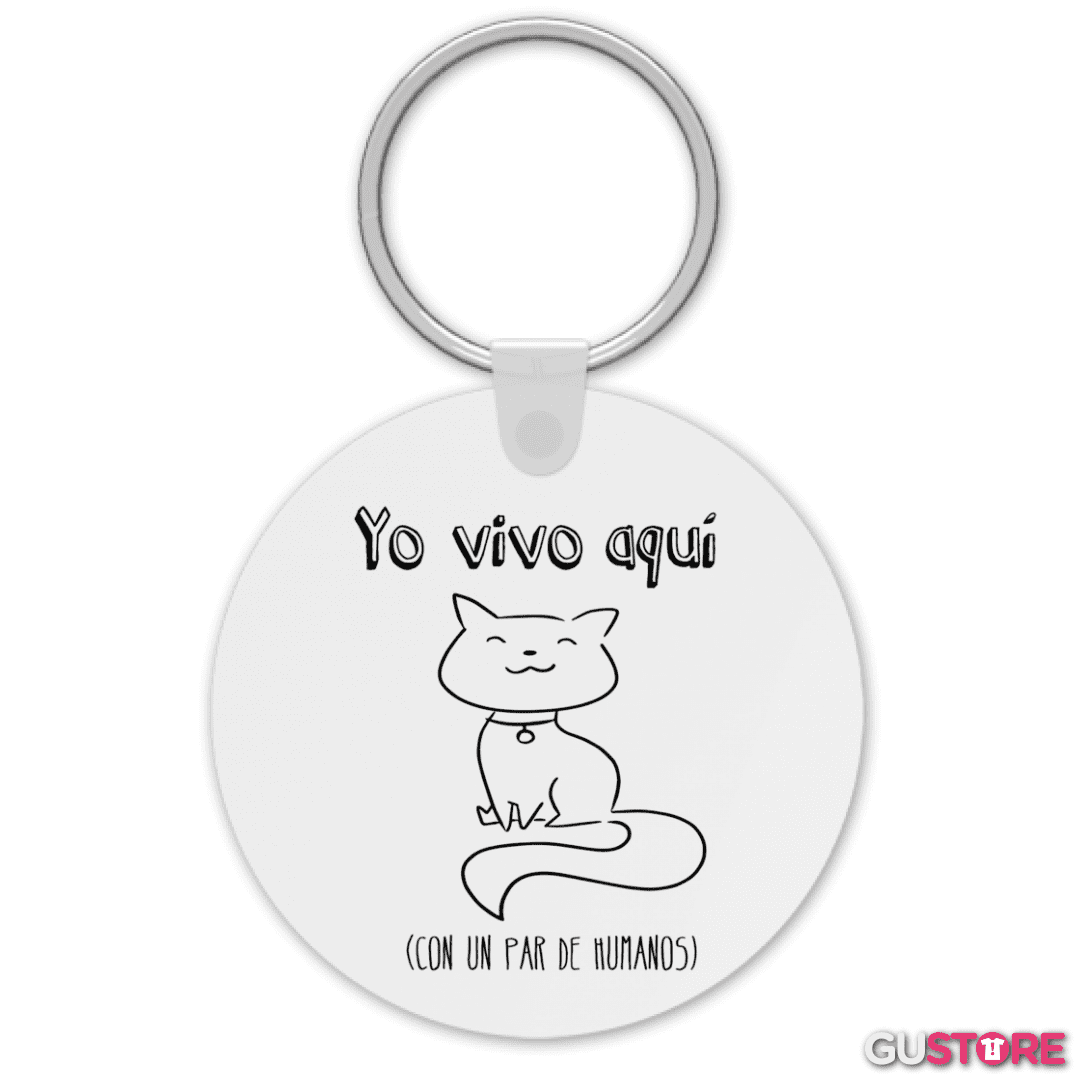 Llavero Yo vivo aqui