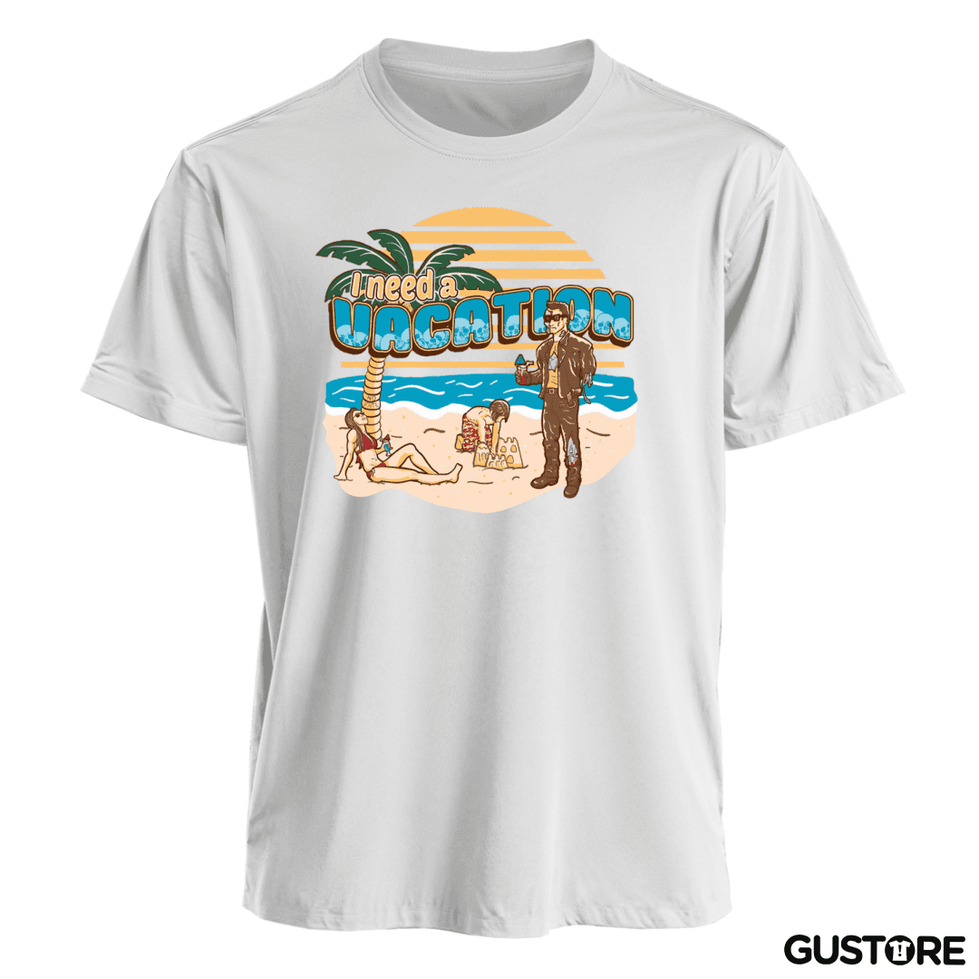 Polera Necesito Vacaciones 