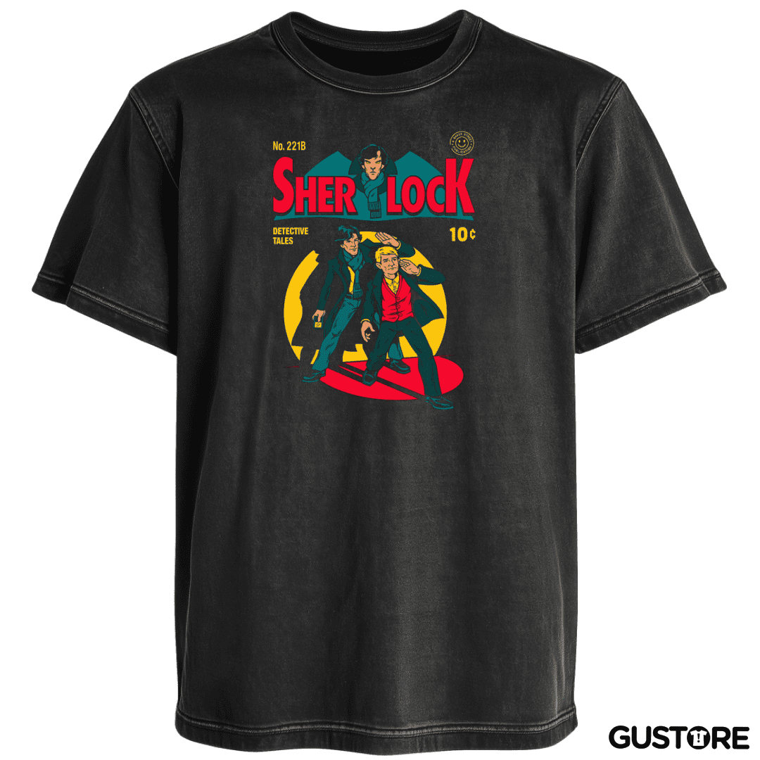Polera desgastada Sherlock