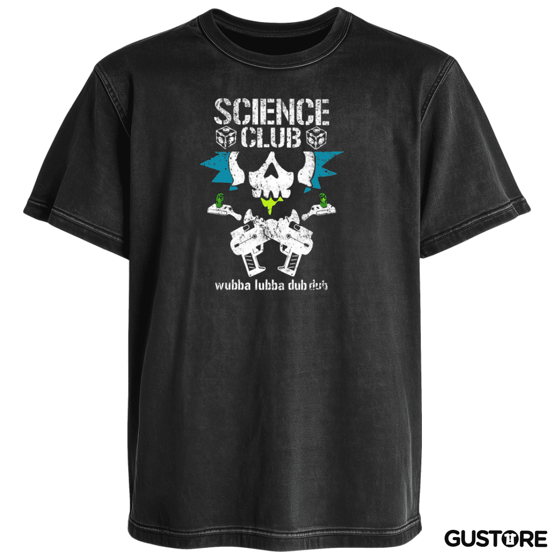 Polera desgastada SCIENCE CLUB 
