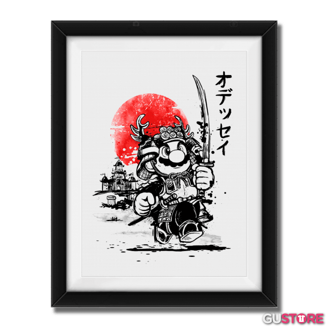 Cuadro decorativo Super bigote japones