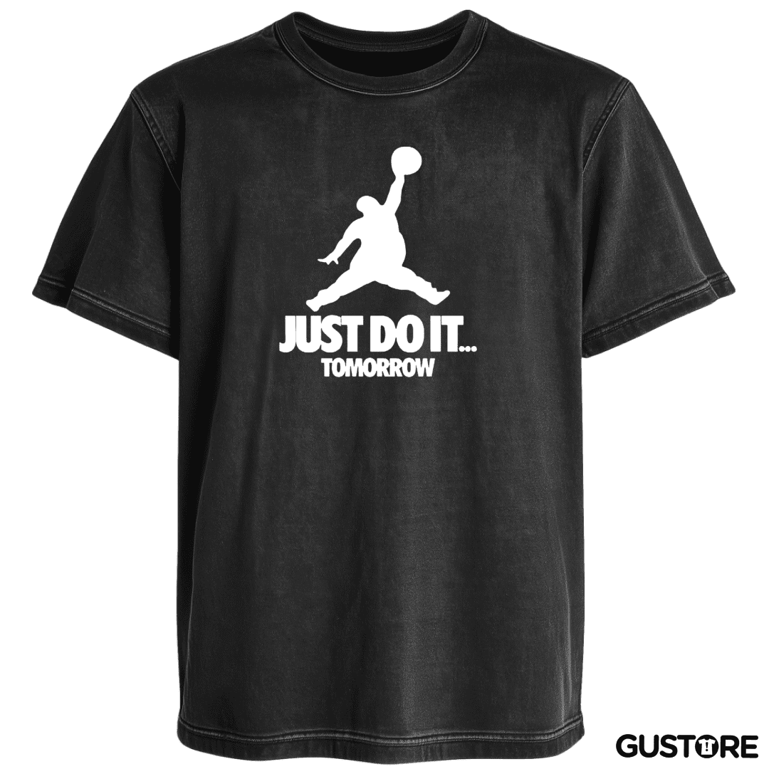Polera desgastada JUST DO IT TOMORROW