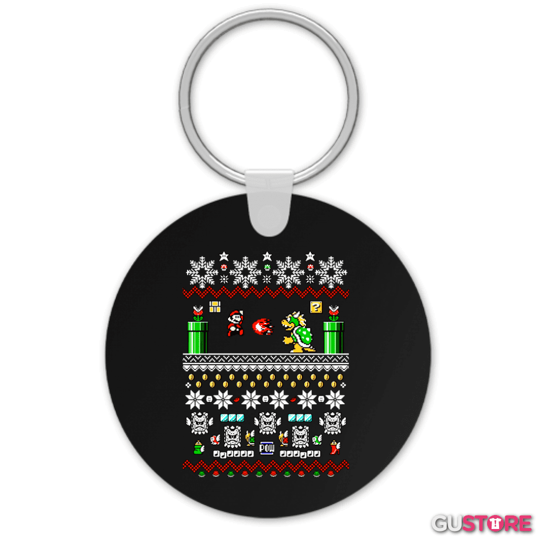 Llavero Super bigote Navideño