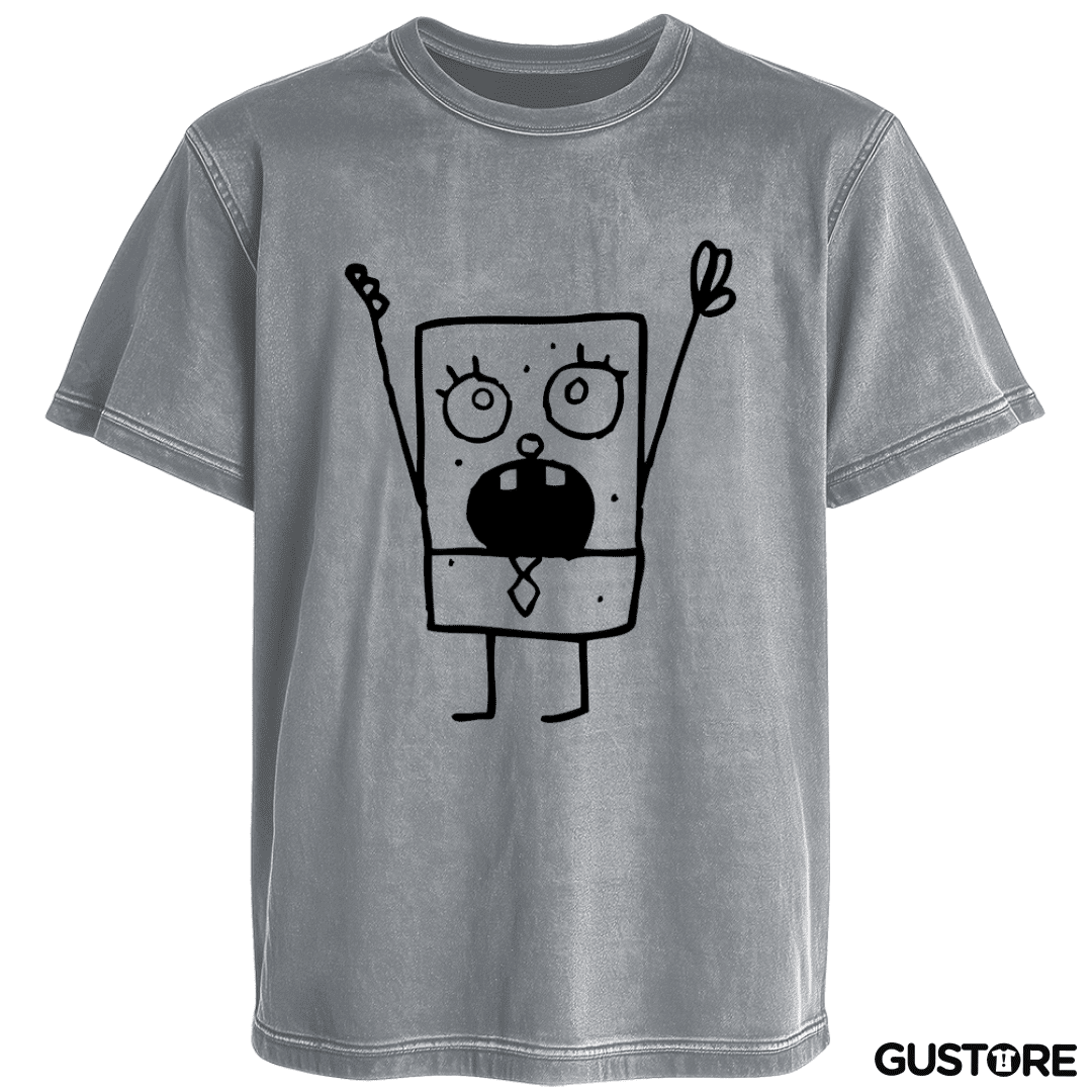 Polera desgastada Bob Esponja