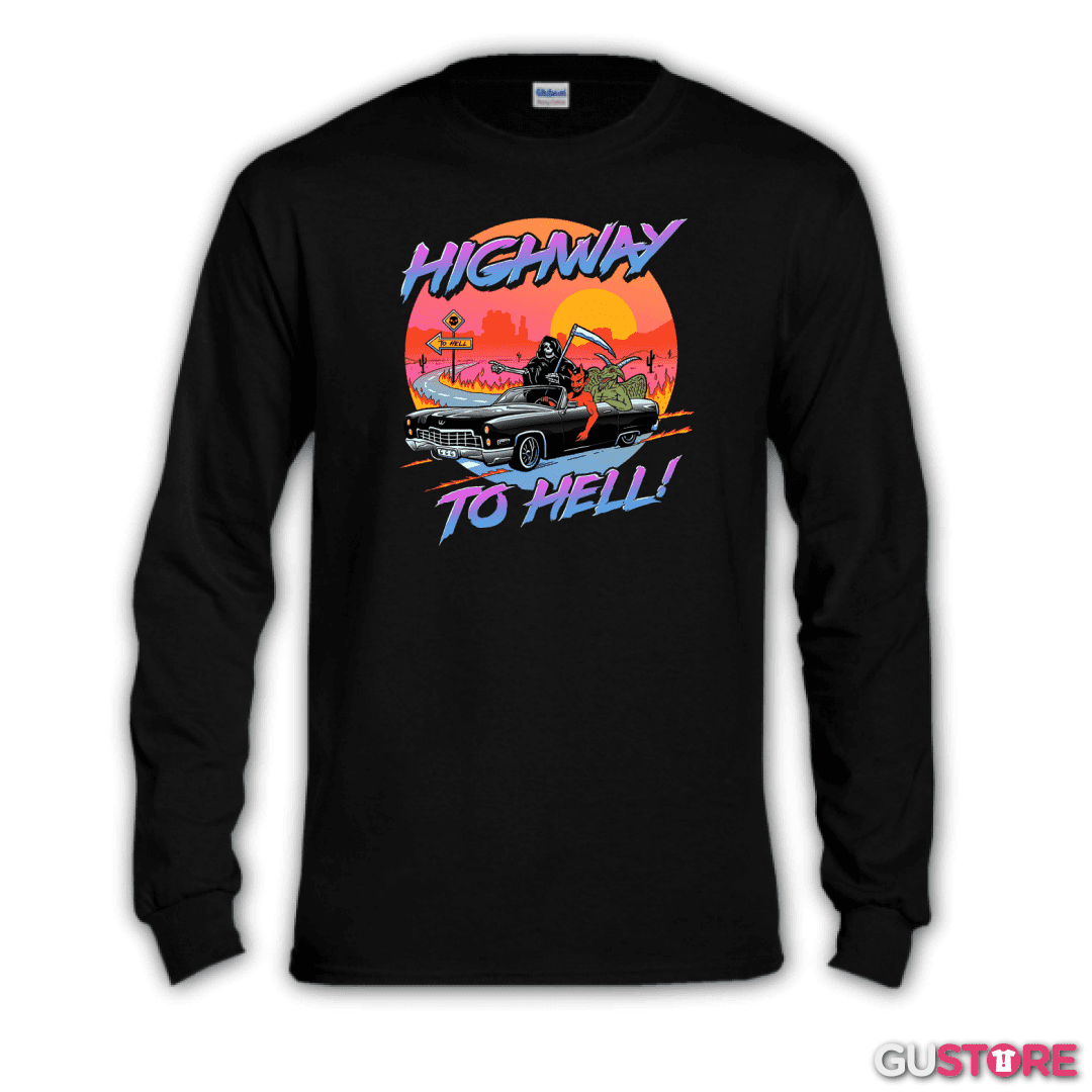 Polera manga larga Highway to hell