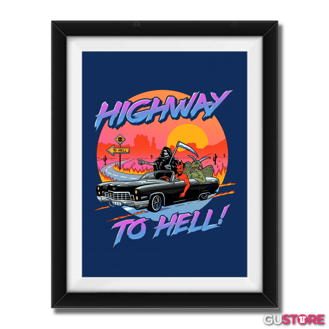 Cuadro decorativo Highway to hell