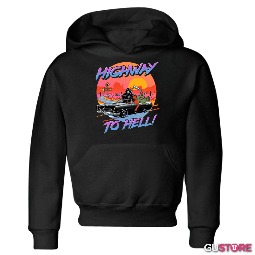 Poleron de niño Highway to hell