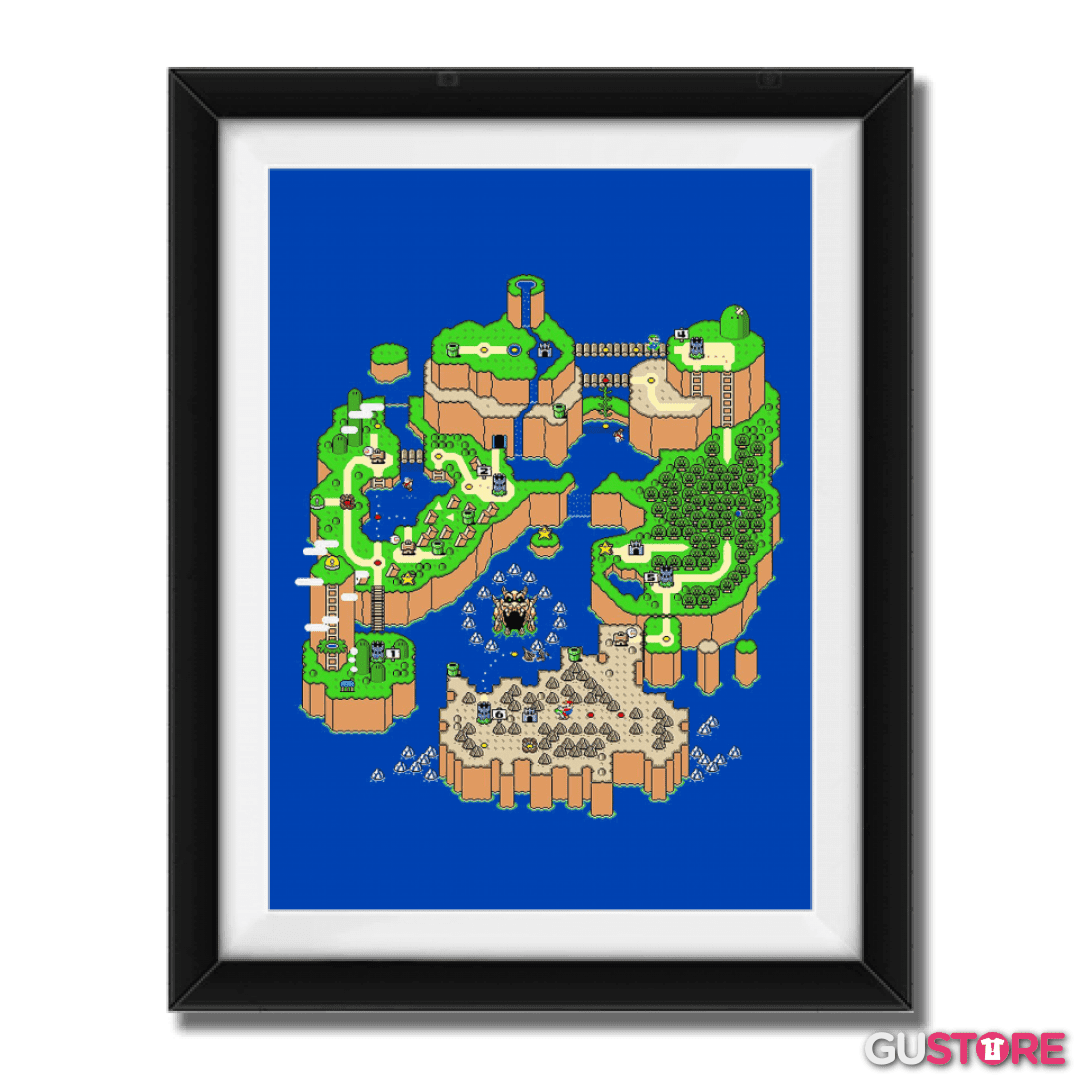 Cuadro decorativo Land Map