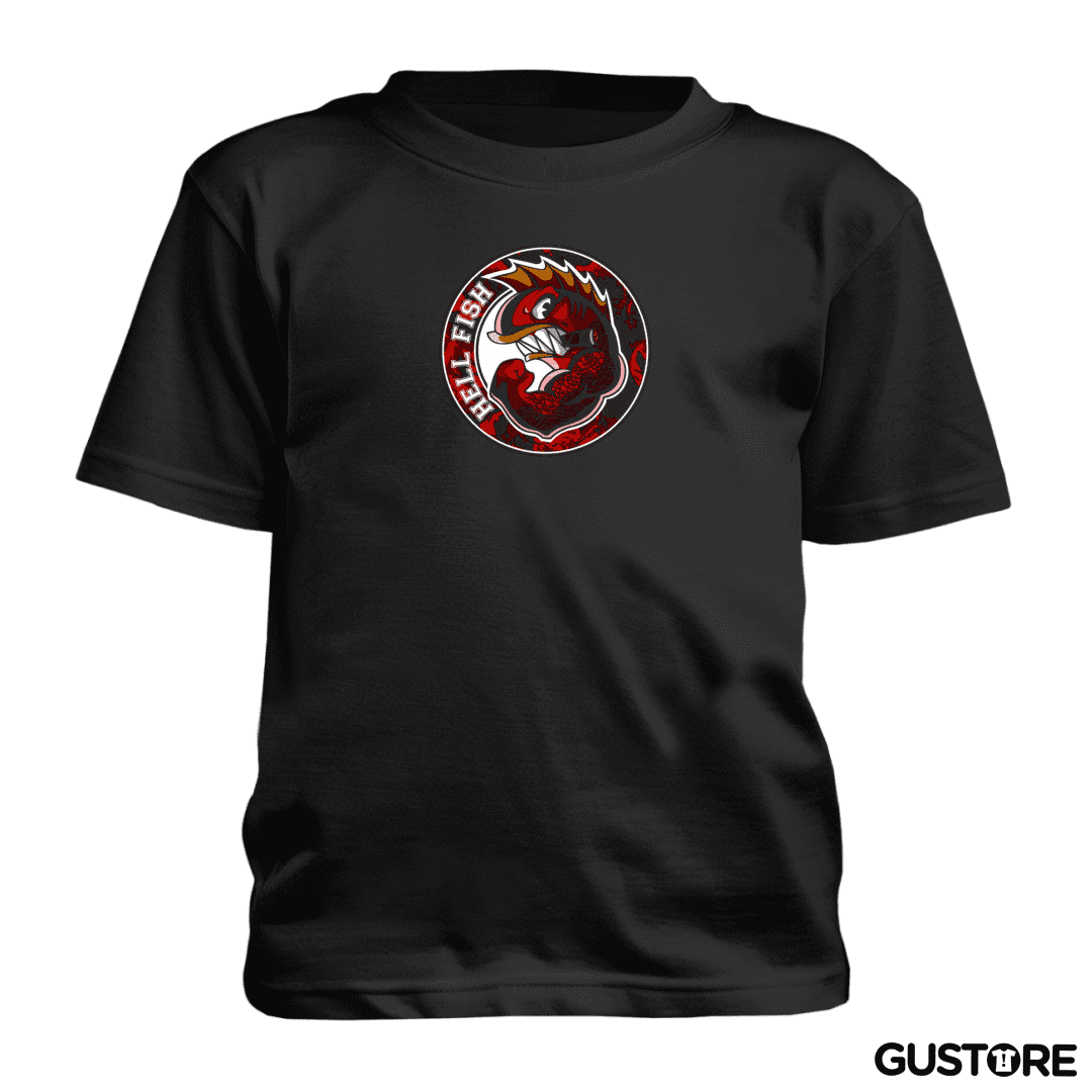 Polera de niño Peces del infierno pecho