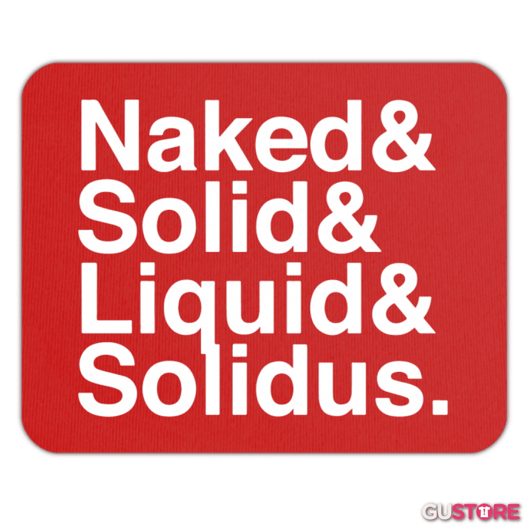 Mousepad Naked Solid Liquid Solidus
