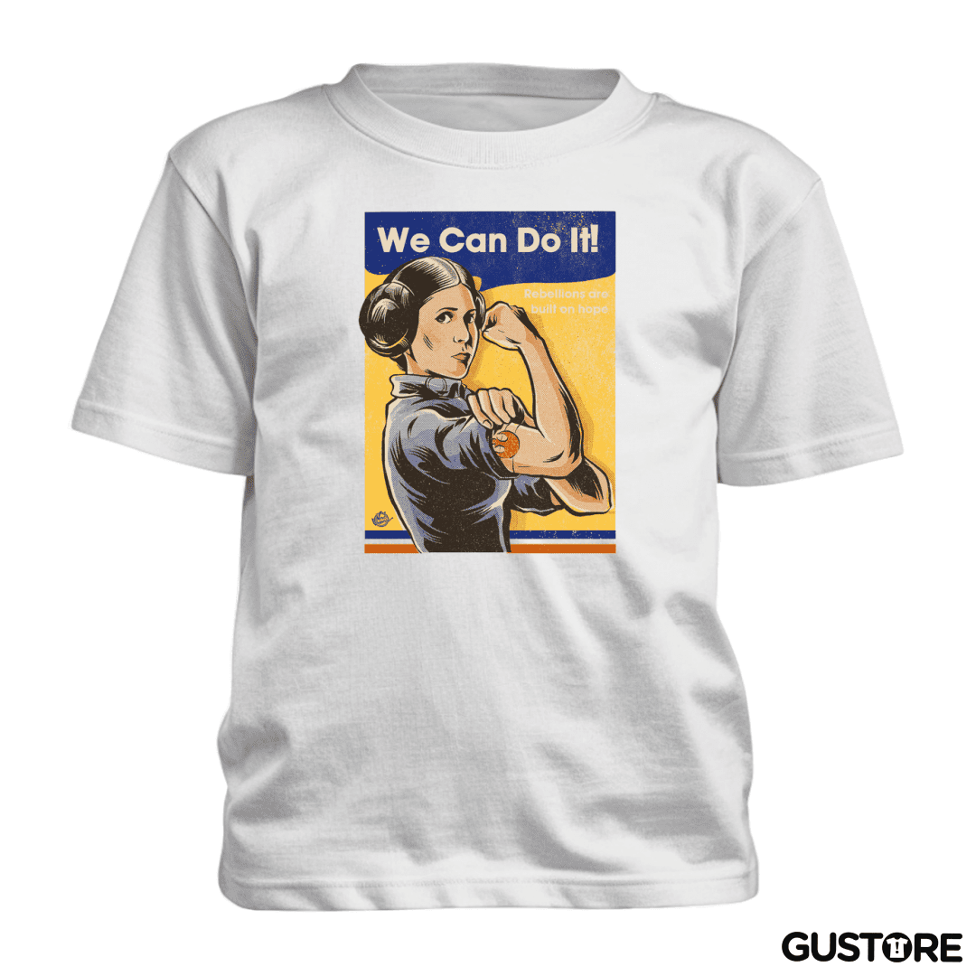 Polera de niño Leia we can do it