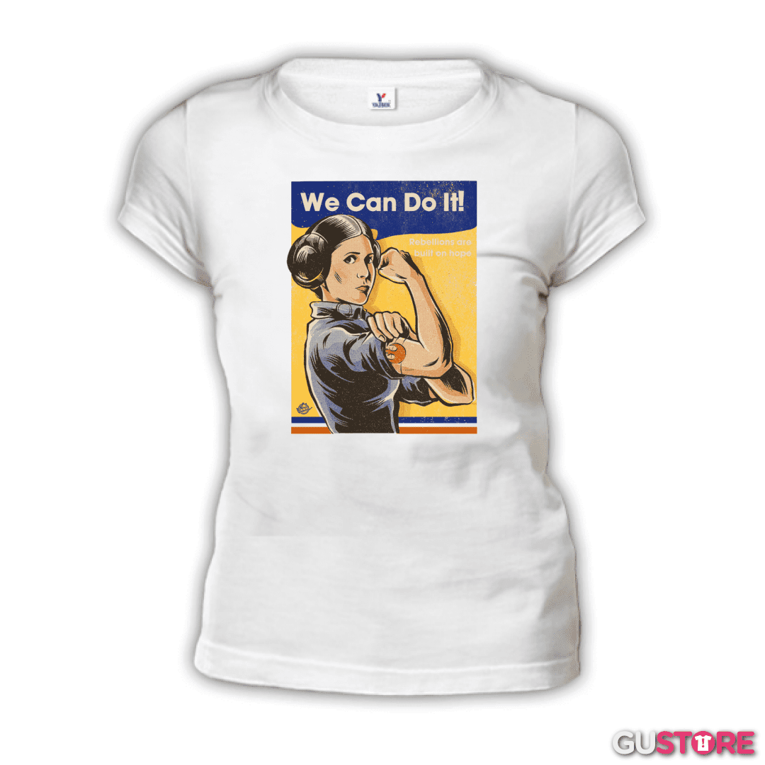 Polera de Mujer Leia we can do it