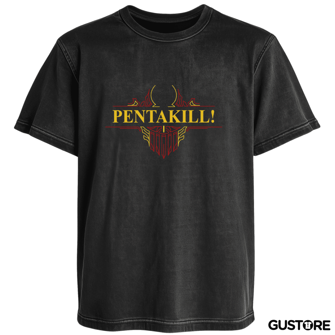 Polera desgastada Pentakill - Old