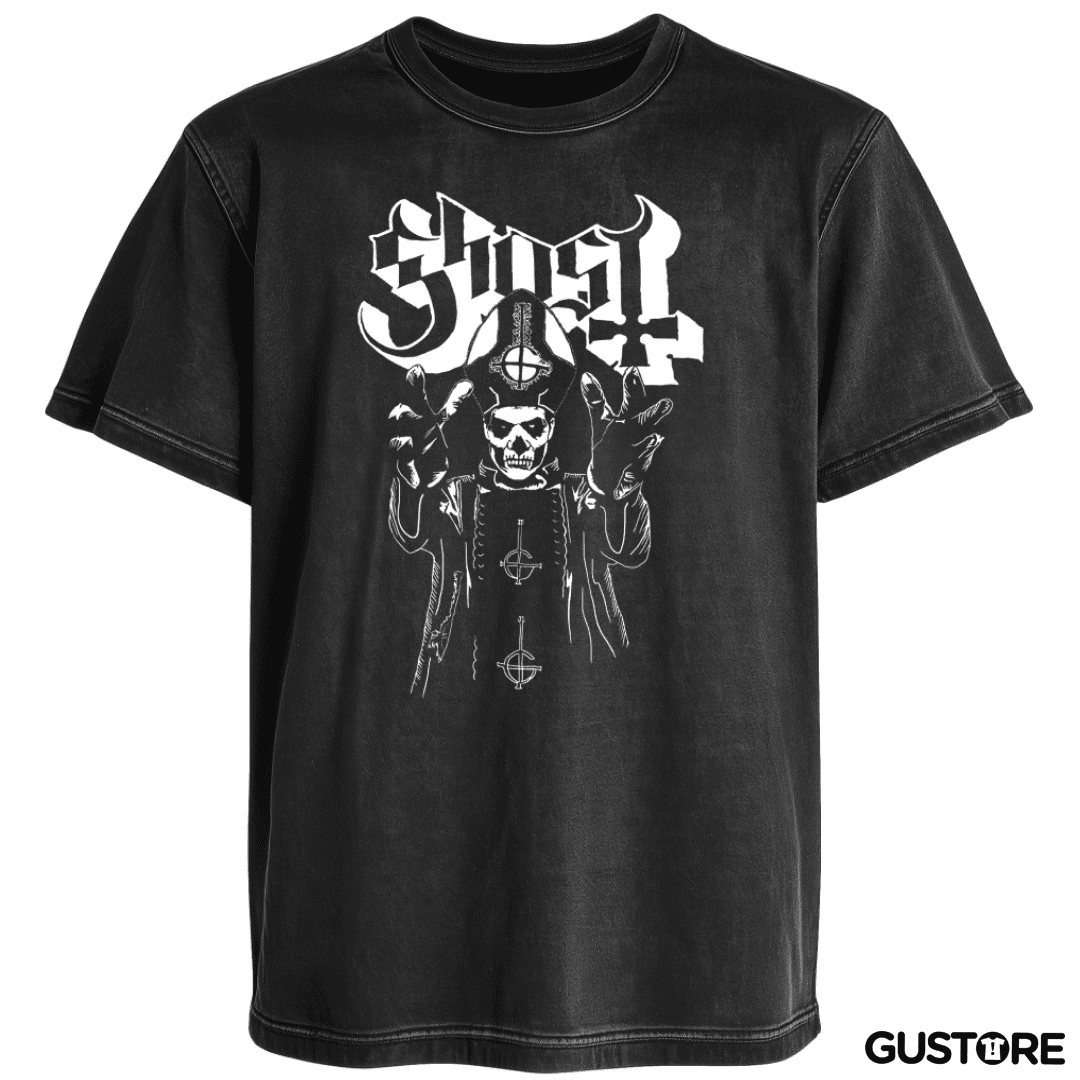 Polera desgastada Ghost papa