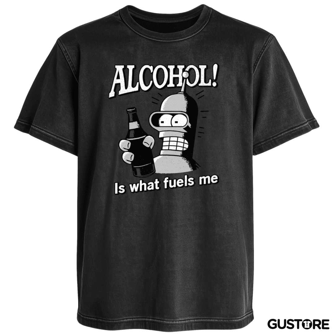 Polera desgastada Bender borrachin
