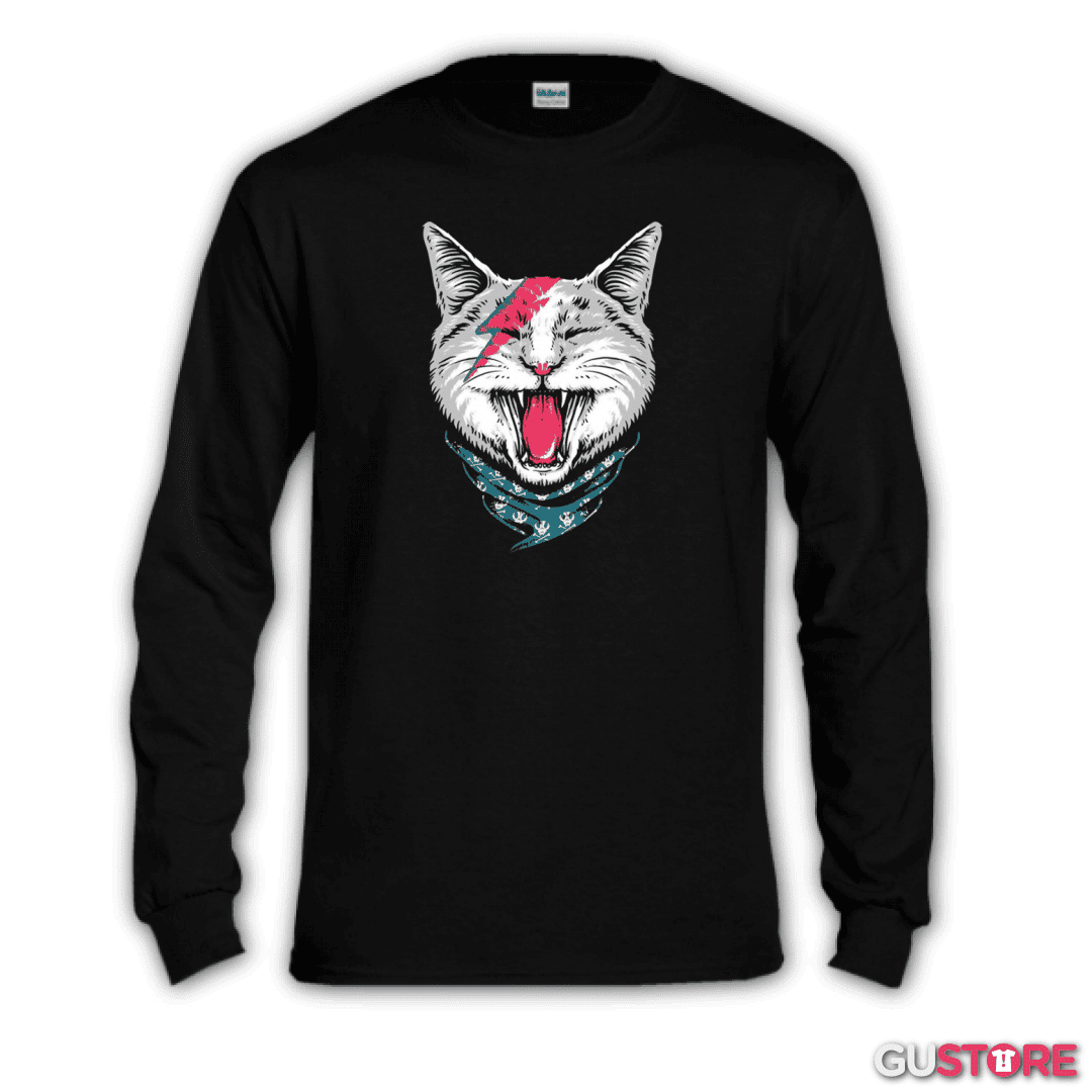 Polera manga larga Cat Bowie 