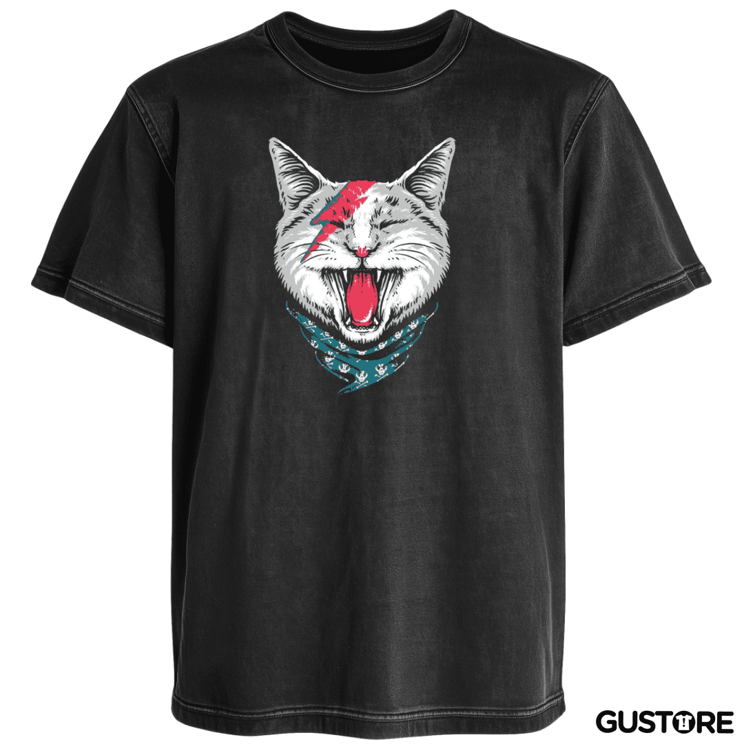 Polera desgastada Cat Bowie 